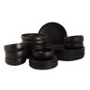 Serviesset Universe Porselein 6-persoons 24-delig Zwart -Woninginrichting 7d577f92b44749ccbd6537c3864ed469