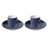 Espressokop En Schotel Bart Colour Cafe 6.5 Cl - 11 Cm Blauw Porselein 2 Stuk(s)