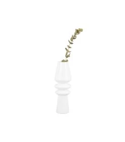 PRESENT TIME Vaas Sparkle Cone - Wit - Ø9cm -Woninginrichting 7e985fd1c5154b65a7fe490326d46f82