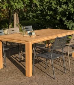 Tuinstoel Met Armleuning - Aluminium - Grijs - 85x56x53 -Woninginrichting 7f4524de23d8499b86a8eeb954de7b7b