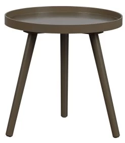WOOOD Sasha Bijzettafel - Hout/MDF - Bruin - 41x41x41