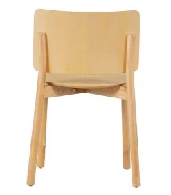 WOOOD Karel Stoel - Hout - Naturel - Set Van 2 -Woninginrichting 85211221f21d4c519e0357e2830585d5