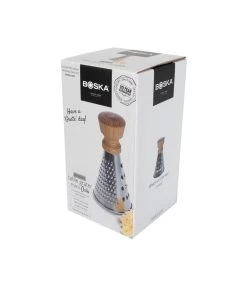 Tafelrasp Mini Oslo - Kaasrasp - Bruin/Zilver -Woninginrichting 86694ba22cf143648203eb45684dc5b6