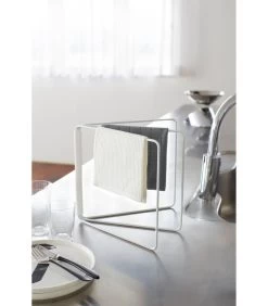 Yamazaki Foldable Dishcloth Hanger - Tower - White -Woninginrichting 886df3a7fd0447eda388469bf3564fa8
