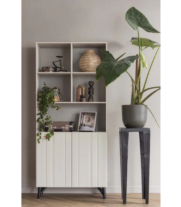 Exclusive Claire Hoge Bijzettafel - Aluminium - Zwart - 91x34x34 5 Exclusive Claire Hoge Bijzettafel - Aluminium - Zwart - 91x34x34 - Afbeelding 3