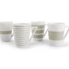 Beker 36cl Sage Green Stripes - Set/4 -Woninginrichting 8e35bc10ceed497092d46b8d16b33681