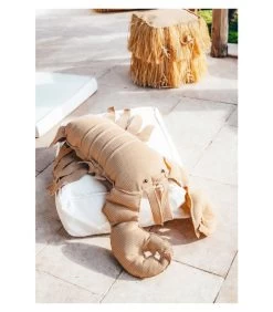 Buitenkussen Kreeftvorm Raffia-effect -Woninginrichting 8f3715eca17146f494d6ead493098cac