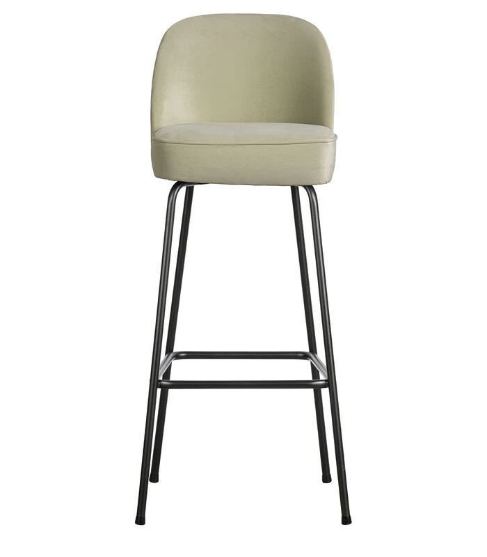 BePureHome Vogue Barstoel - Fluweel - Pistache - 103x50x55 3 BePureHome Vogue Barstoel - Fluweel - Pistache - 103x50x55
