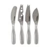 Kaasmessenset Mini Monaco+ - 4 Mesjes Voor Elke Kaas - Zilver -Woninginrichting 9010a2730b914d93a26dddd668c6a668