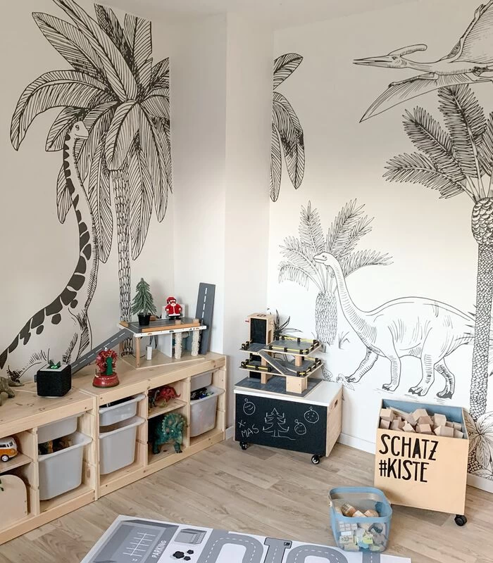 DINOSAURUS - Behang Wanddecoratie - Dinosaurussen 7 DINOSAURUS - Behang Wanddecoratie - Dinosaurussen - Afbeelding 5