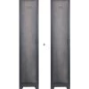 WOOOD Cas Lockerkast 1-Deurs - Metaal - Zwart - Set Van 2
