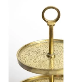 Etagère Lutek - Goud - 2 Laags -Woninginrichting 940f2b3ccec541e196a0e419cc3c4f75