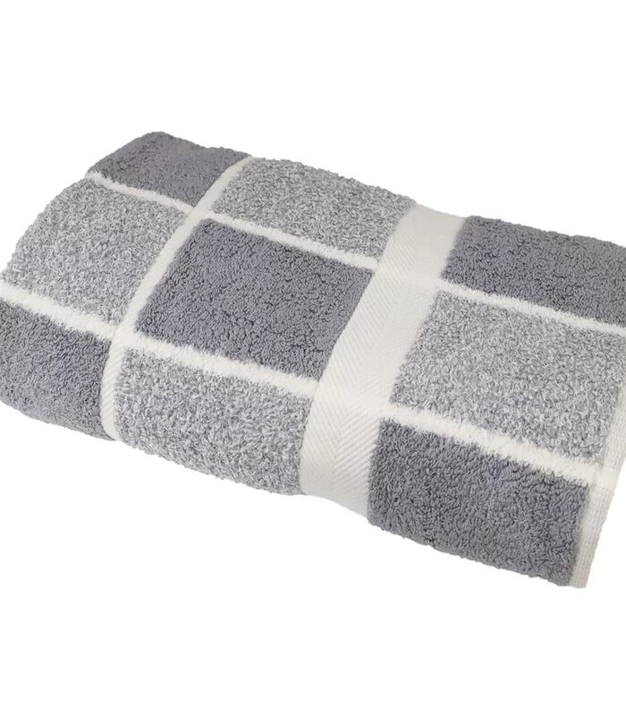 CELESTE Badhanddoek Met Ruitjes 2 CELESTE Badhanddoek Met Ruitjes