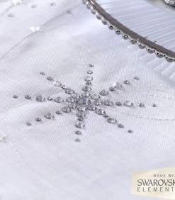 Stella - Effen Tafelloper In Geborduurd Linnen Made In France -Woninginrichting 9717474ab1cd44bfa98679920e9bd051