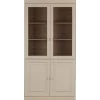 VTwonen Chow 2-deurs Vitrinekast - Grenen - Dakargrau - 215x105x40 -Woninginrichting 97f6f4cd0c7d4289a501b329f8e8a3fc