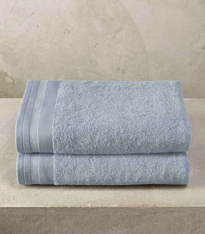 Handdoek Contessa Ice Blue 4 Handdoek Contessa Ice Blue - Afbeelding 2