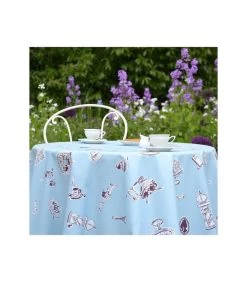 Gecoat Tafelkleed Paris Blauw