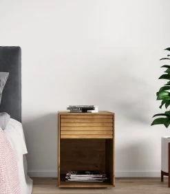 2 X Nachtkastje EMMA In Eikenhout -Woninginrichting 9ceb13fd7de24ba493f1c1c71a38be63