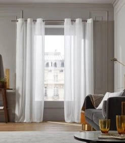 Vitrage Gordijn Met Ringen MILOS