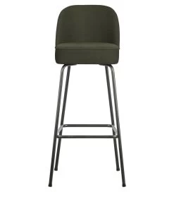 BePureHome Barstoel Vogue - Geweven Stof - Warm Groen - 103x50x55