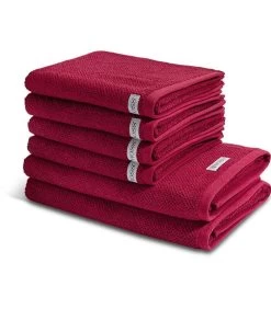 Ross Selection - Organic Cotton 6-delige Handdoekenset