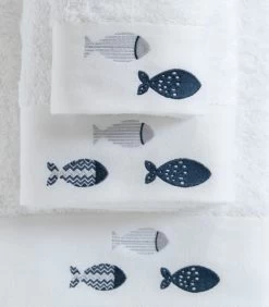 Geborduurde Gezichtshanddoek Delmy 50x90 Cm Wit -Woninginrichting 9eb6172ffe614b768d839870638bd5f4