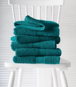 Handdoek Hélène Lake Green -Woninginrichting a2b9867997764d2a9f4707cae3cf4b82