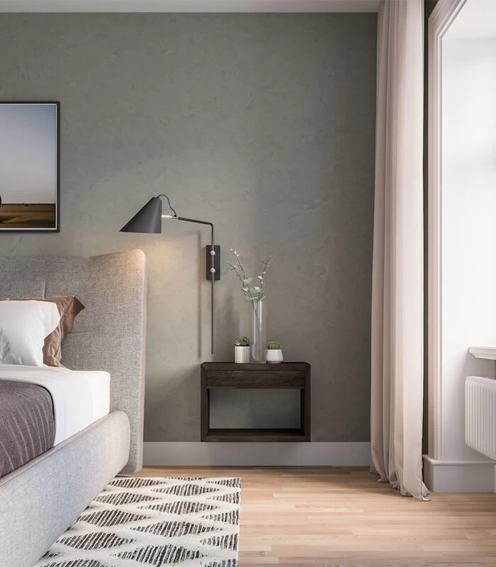 2 X Zwevend Nachtkastje HUGO Met Brede Lade In Berkenhout 4 2 X Zwevend Nachtkastje HUGO Met Brede Lade In Berkenhout - Afbeelding 2