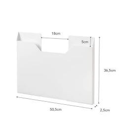 Yamazaki Placemat Storage - Tower - White -Woninginrichting a586438df5604d01881974a4243c84e7