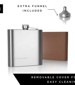 Roestvrij Staal Heupfles 'Livslyst' -Woninginrichting a6393a4a56bd4fe186c06843898261ec