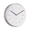 Karlsson Wandklok Minimal - Wit, Nikkel Behuizing - Ø27,5cm 2 Karlsson Wandklok Minimal - Wit, Nikkel Behuizing - Ø27,5cm -Woninginrichting a95d24bfa9ff4f619b136cdb48e4429c