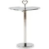 Bijzettafel Verstelbaar - Lovely Heart Adjustable End Table - Zilver