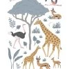 Muursticker Kinderkamer - Wilde Dieren Giraffen -Woninginrichting aba827bf974044fcaf0c53bd245072e0