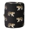 Poef Met Goud Geborduurde Tijgers -Woninginrichting ac875b99bc6945df8696791ff6eb73a0