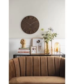 Leitmotiv Bank Royal - Velvet Chocolade Bruin - 128x71x80cm -Woninginrichting ad20a0d4fa3749719162e1e5fed6b874