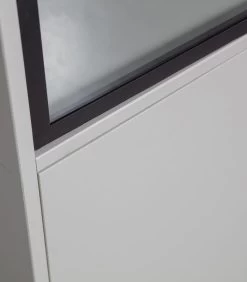 VTwonen 2-Deurs Vitrinekast Basic - Grenen - Mist - 230x53x40 -Woninginrichting ad43d5ab628c4242aed5abfc28159f4a