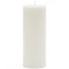 Kaarsen - Pillar Candle ECO Off-white 10x10 - Wit - Set Van 2 Stuks