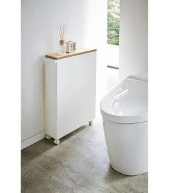 Yamazaki Semi-Closed Storage Cart - Tower - White -Woninginrichting b0e89dc28c3f4c05a44a9d7382010b26