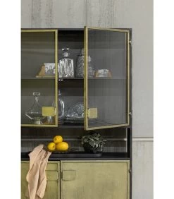 BePureHome Pack Vitrinekast - Metaal - Antique Brass- 190x110x38 8 BePureHome Pack Vitrinekast - Metaal - Antique Brass- 190x110x38 -Woninginrichting b22fa748db7d43888c268ea57f826ca1