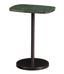WOOOD Fola Bijzettafel - Marmer - Groen - 53x40x28