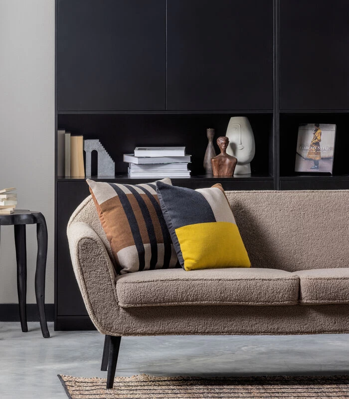 Exclusive Valery Kussen Vlakken - Cast Iron - 45x45 4 Exclusive Valery Kussen Vlakken - Cast Iron - 45x45 - Afbeelding 2