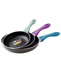 LIVOO Set Van 3 Pannen Met Steenlook ILAG -Woninginrichting b4bcfd45d8f34cff94b82a4b4765f58c