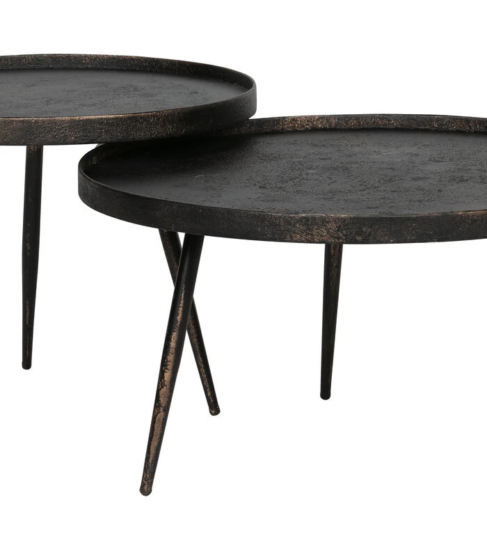 BePureHome Bounds Bijzettafel L - Metaal - Antique Goud - 44x58x58 7 BePureHome Bounds Bijzettafel L - Metaal - Antique Goud - 44x58x58 - Afbeelding 5