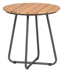 Bijzettafel Buiten Grace - Teak - Naturel - 52x50x50