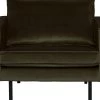 BePureHome Rodeo Fauteuil - Velvet - Dark Green Hunter - 85x105x86
