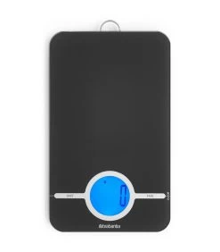 Brabantia Tasty+ Keukenweegschaal Op Batterijen - Dark Grey