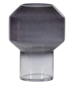 Exclusive Jaxx Vaas - Glas - Zwart - 26x18x18