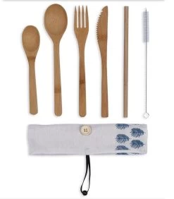 LIVOO Bestekset In Bamboe