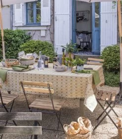 Tribu - Vlekwerend Tafellaken In Katoen Satijn Met Print -Woninginrichting bef754611c1347498ee08840b457e000