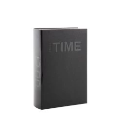 Karlsson Wekker Book - Zwart - 20x5cm -Woninginrichting bf956ade711a421fa6bce00c07887902